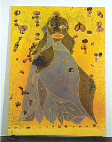 Chris Ofili, Holy Virgin Mary, 1996