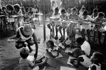 Sebastiao Salgado, MST classroom, from Terra, 1996