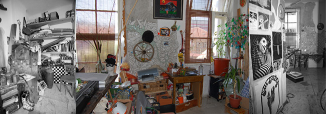 Studio of Tina Drčar, photo: Tina Drčar archive